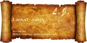 Lantai Judit névjegykártya